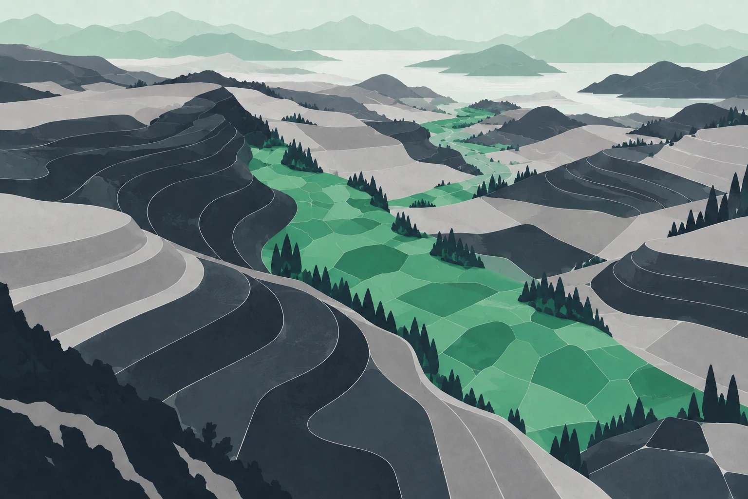 Sybil’s green valley reveals a clear route through a complex landscape